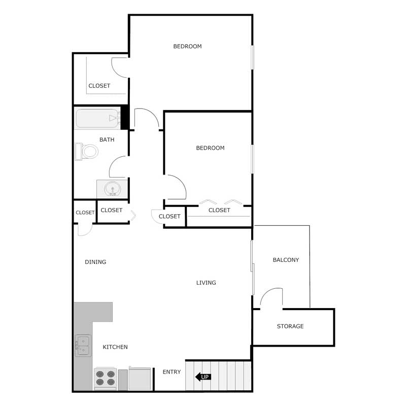 Floor Plans Deer Run Apartments Green Bay, WI A PRE/3 Property